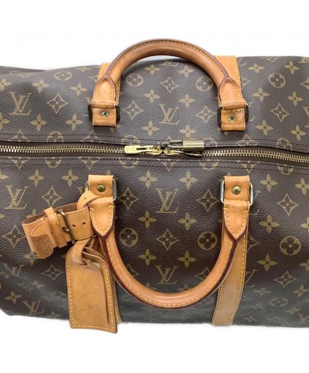 中古・古着通販】LOUIS VUITTON (ルイ ヴィトン) キーポル55 ブラウン