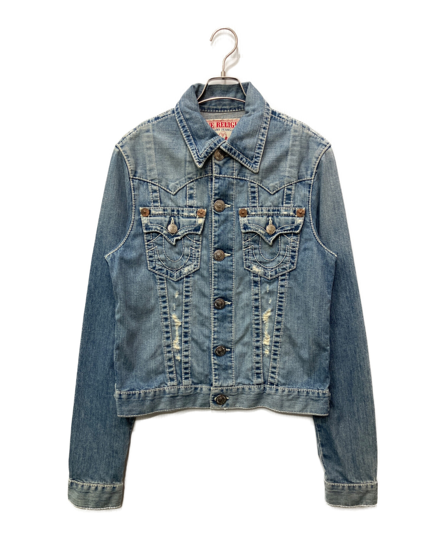 True Religion トゥルーレリジョン デニムジャケット 中古・古着通販】TRUE RELIGION (トゥルー レリジョン) デニム