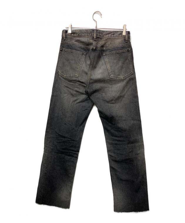 ANCELLM ダメージデニムパンツ ブラック/グレー 中古・古着通販】ANCELLM (アンセルム) デニムパンツ グレー サイズ:2