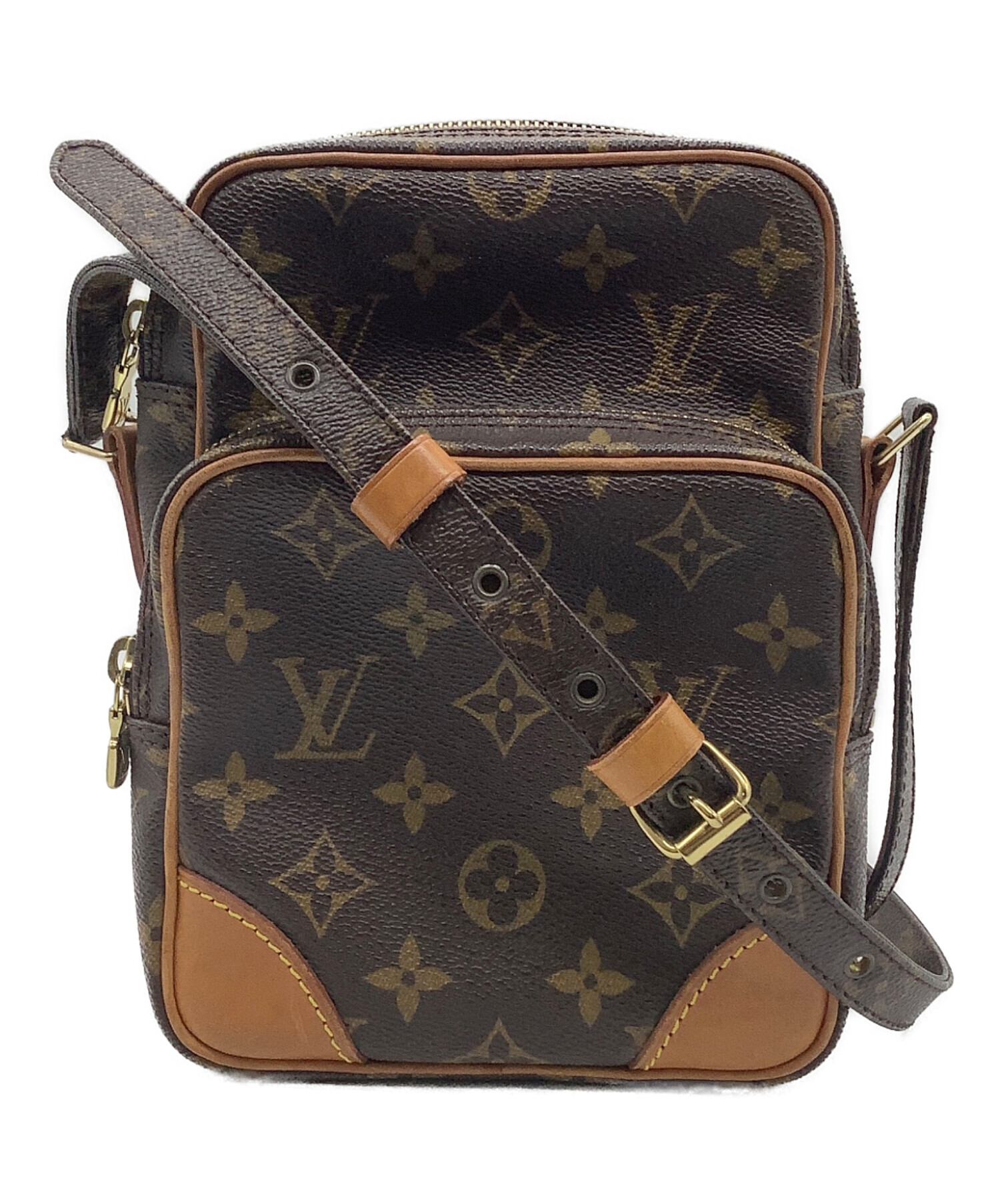 ルイヴィトン アマゾン モノグラム ショルダーバッグ ブラウン 中古・古着通販】LOUIS VUITTON (ルイ ヴィトン) モノグラム アマゾン