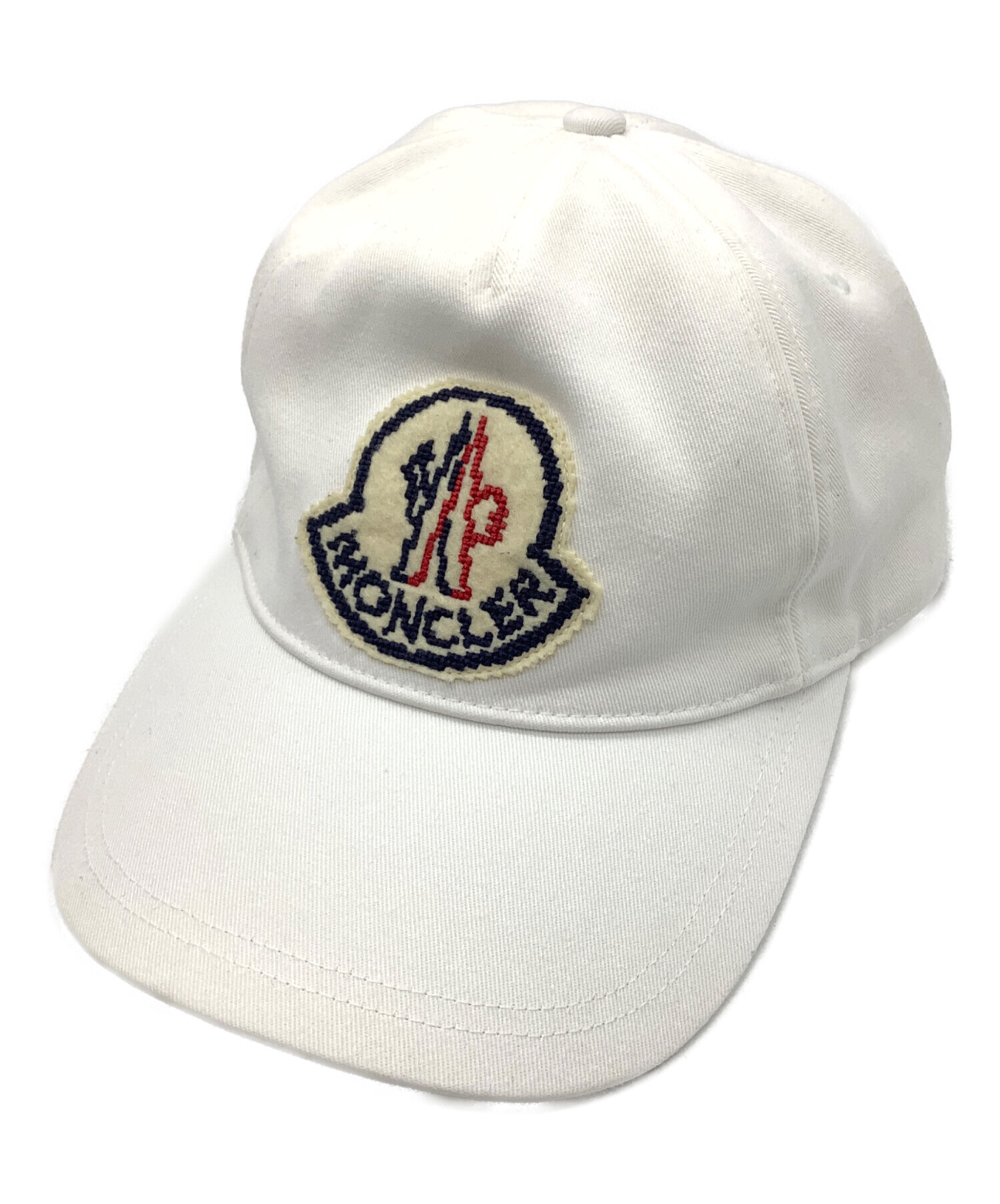 中古・古着通販】MONCLER (モンクレール) BASEBALL キャップ ホワイト