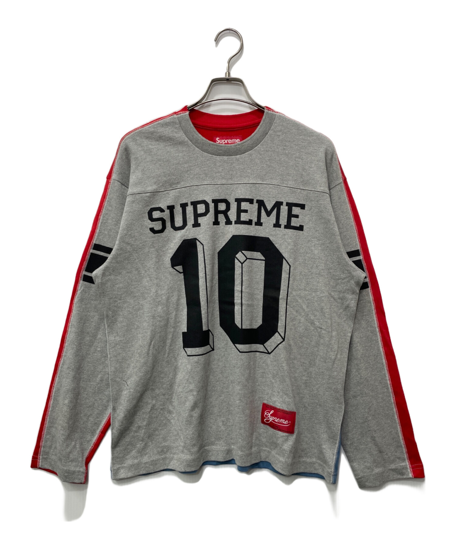 中古・古着通販】Supreme (シュプリーム) 長袖カットソー レッド