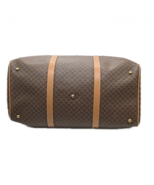 中古・古着通販】CELINE (セリーヌ) マカダム ボストンバッグ ブラウン