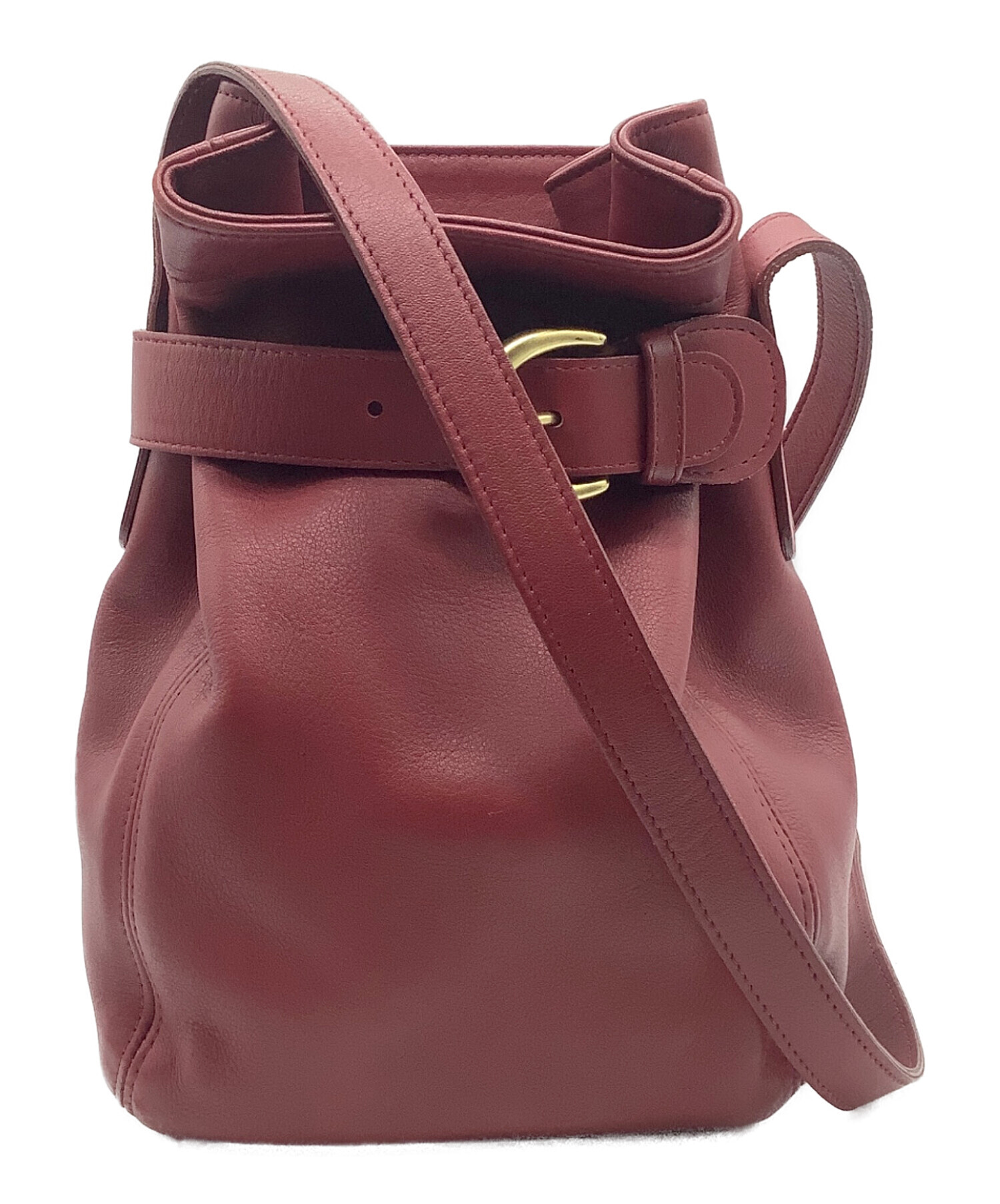 中古・古着通販】COACH (コーチ) ショルダーバッグ レッド｜ブランド