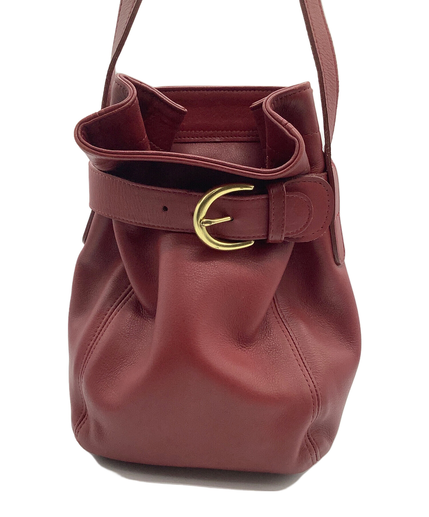 中古・古着通販】COACH (コーチ) ショルダーバッグ レッド｜ブランド