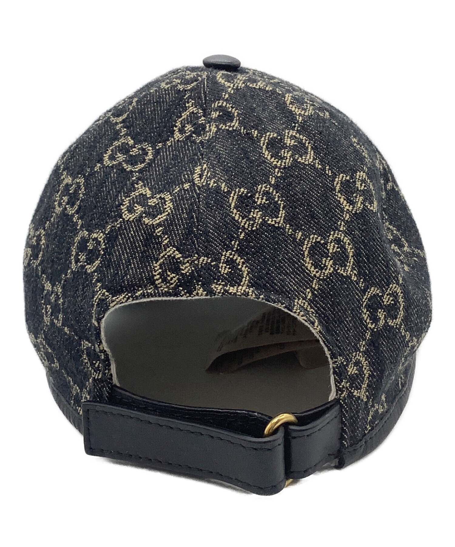 中古・古着通販】GUCCI (グッチ) キャップ ブラック サイズ:XL