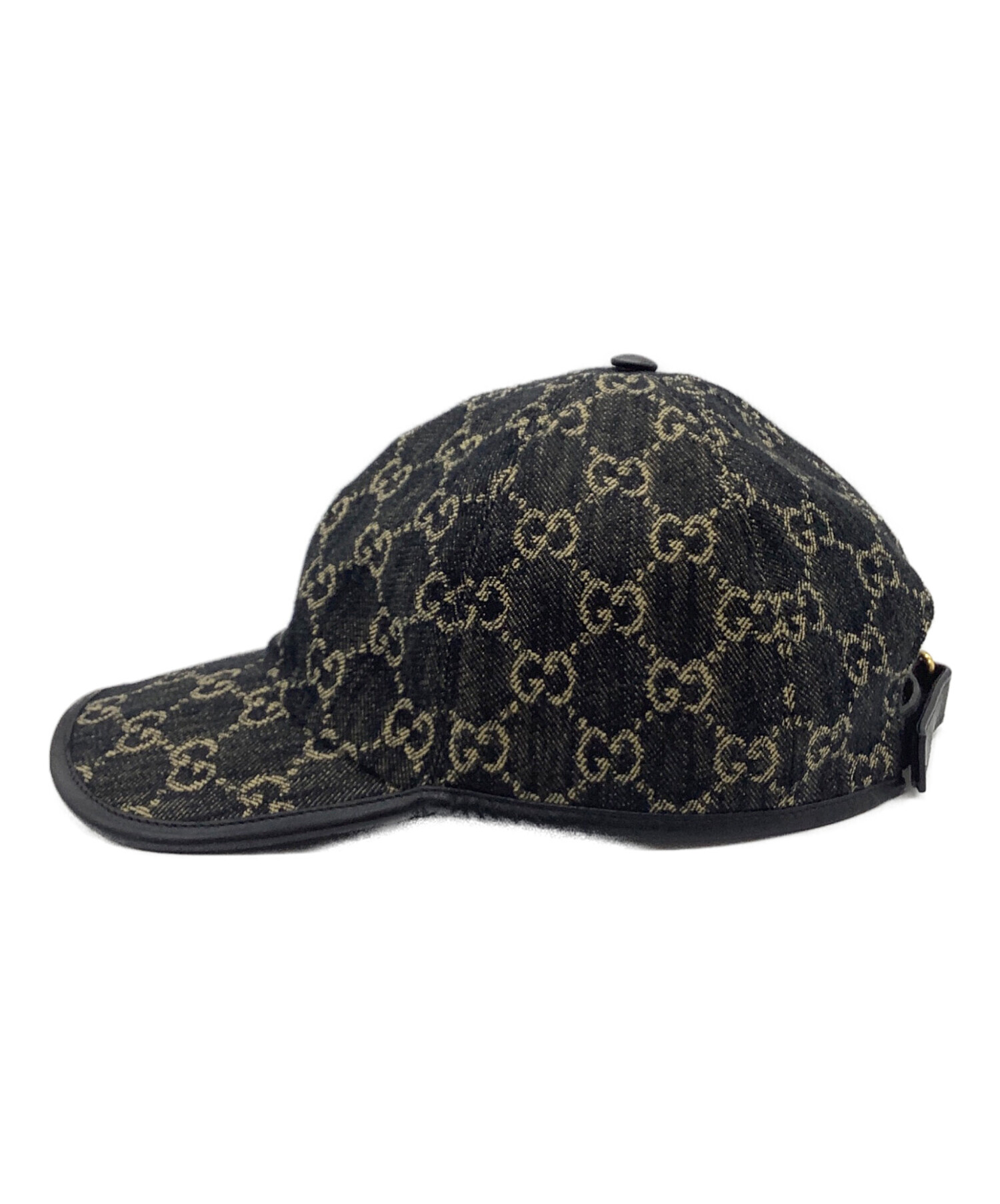 中古・古着通販】GUCCI (グッチ) キャップ ブラック サイズ:XL