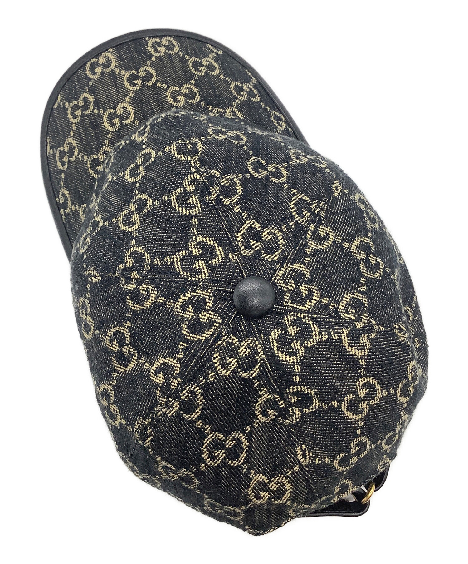 中古・古着通販】GUCCI (グッチ) キャップ ブラック サイズ:XL