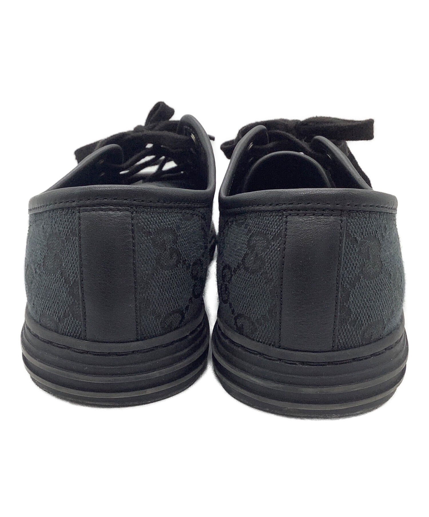 中古・古着通販】GUCCI (グッチ) スニーカー ブラック サイズ:6 1/2 