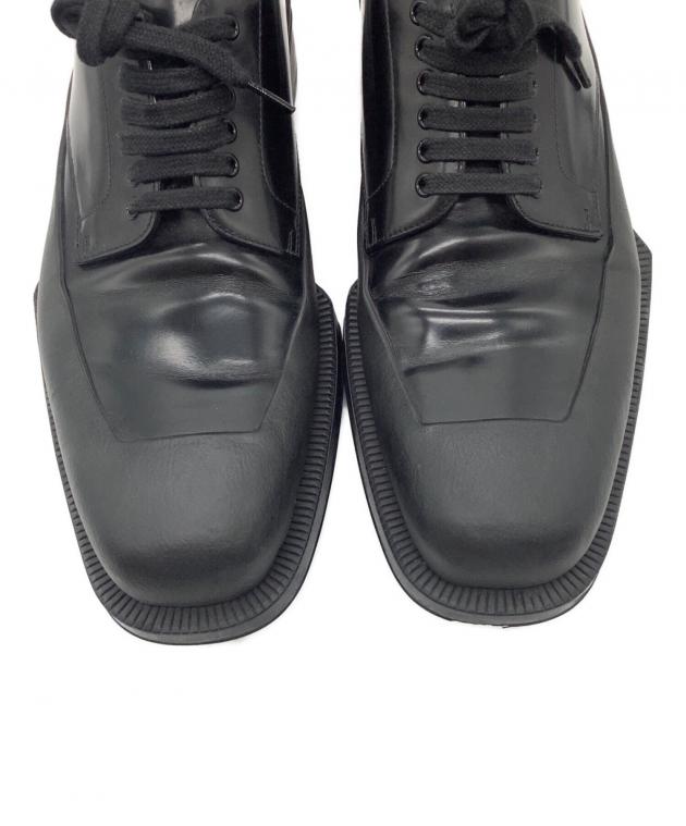 中古・古着通販】PRADA (プラダ) ブラッシュドレザー ダービーシューズ