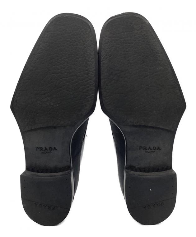 中古・古着通販】PRADA (プラダ) ブラッシュドレザー ダービーシューズ