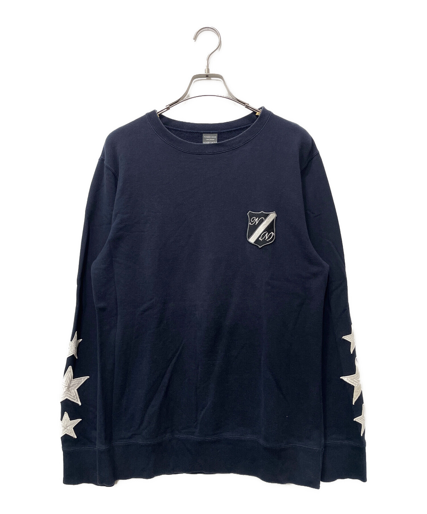 Number (N)ine ネイビー トレーナー サイズ3 中古・古着通販】NUMBER (N)INE (ナンバーナイン) スウェット ネイビー