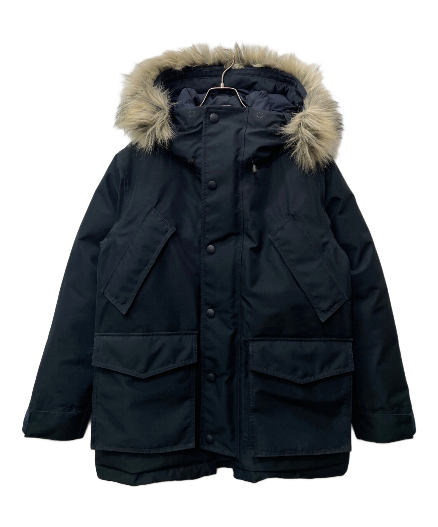 WOOLRICH ダウンジャケット US XS ネイビー 中古・古着通販】WOOLRICH (ウールリッチ) ダウンジャケット ネイビー