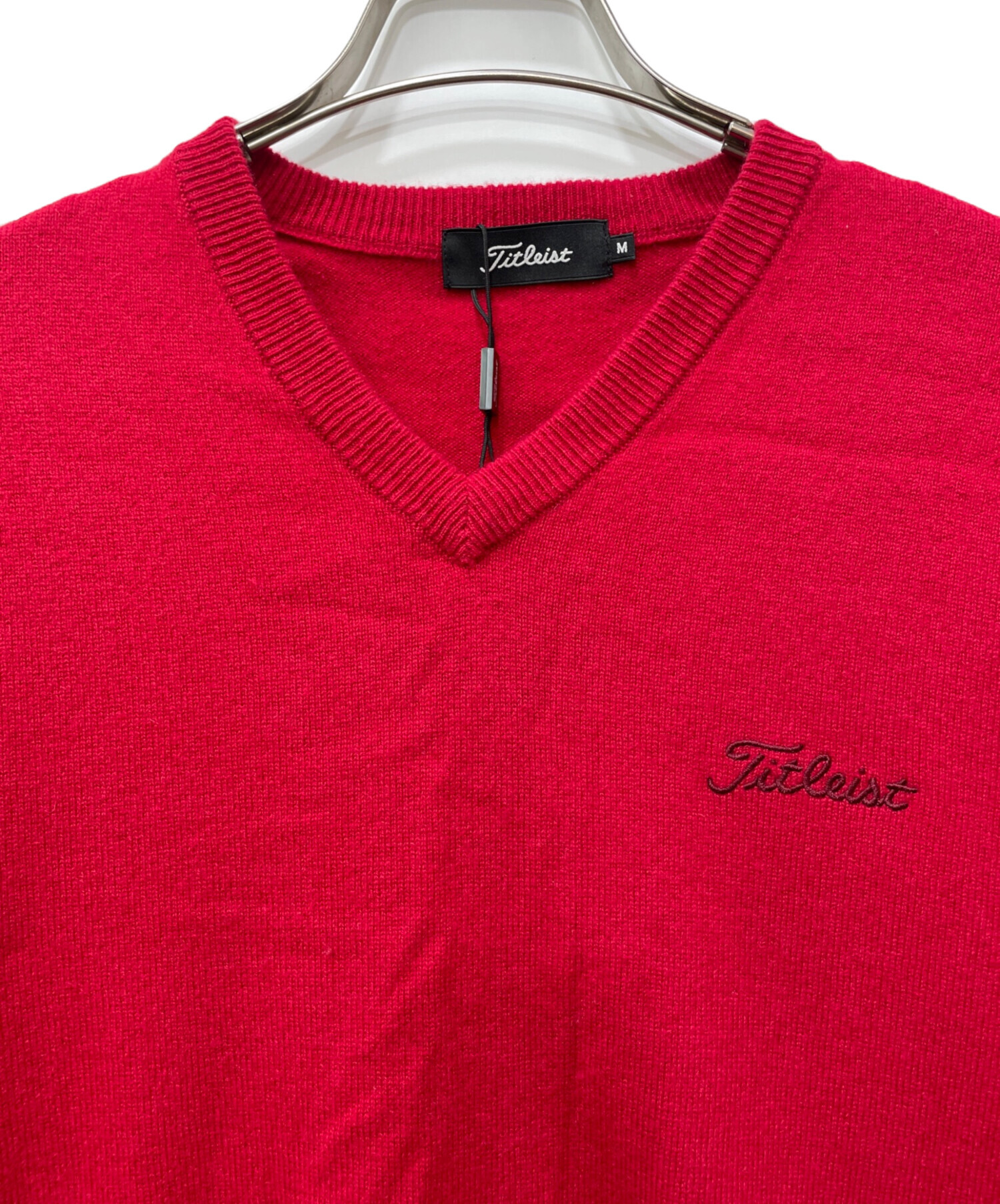 中古・古着通販】Titleist (タイトリスト) ニット レッド サイズ:M 未