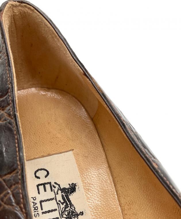 中古・古着通販】CELINE (セリーヌ) ビットヒールローファー ブラウン