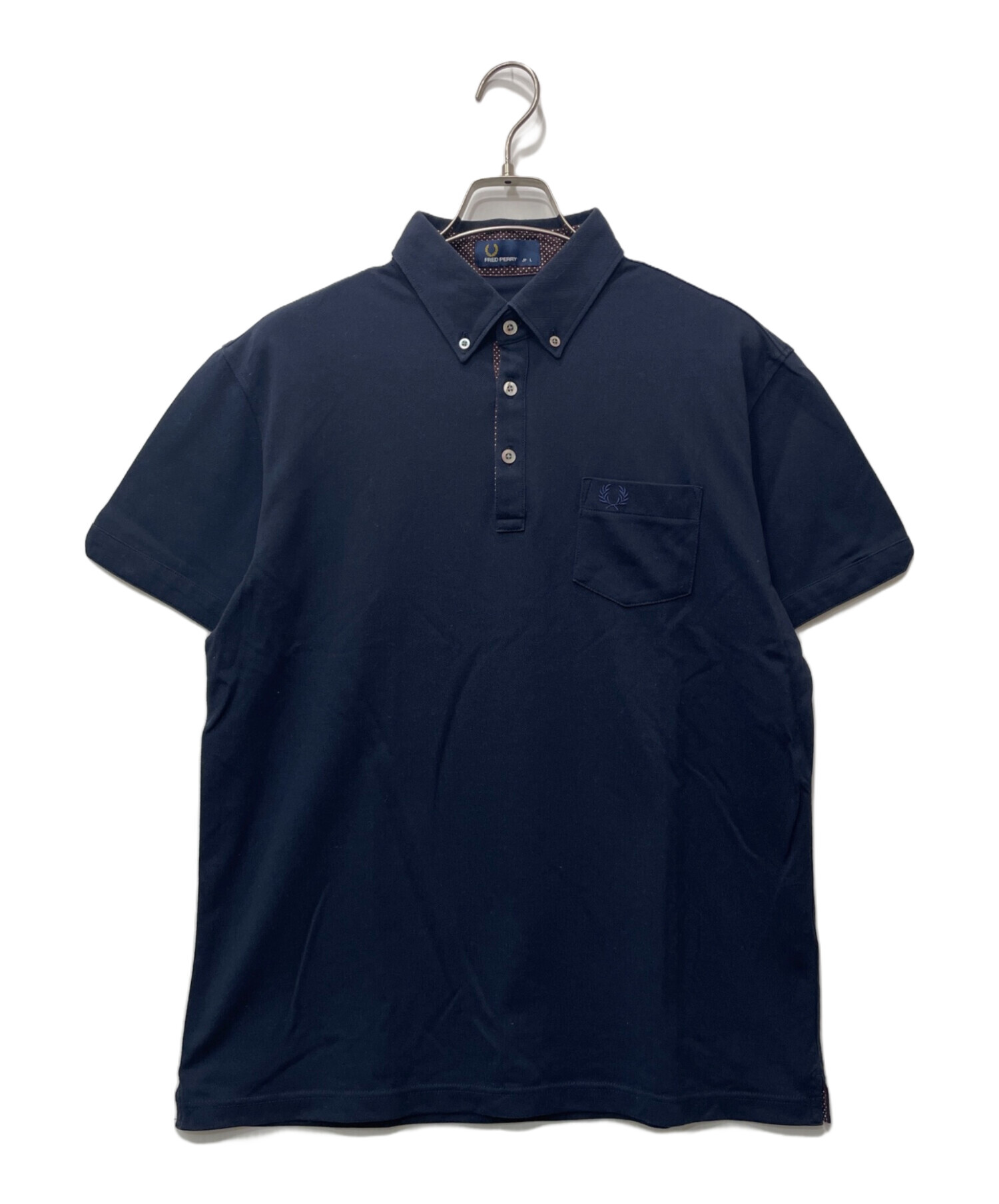 FREDPERRYforMARGARETHOWELLポロシャツ ネイビー 8 中古・古着通販】FRED PERRY (フレッドペリー) ポロシャツ ネイビー