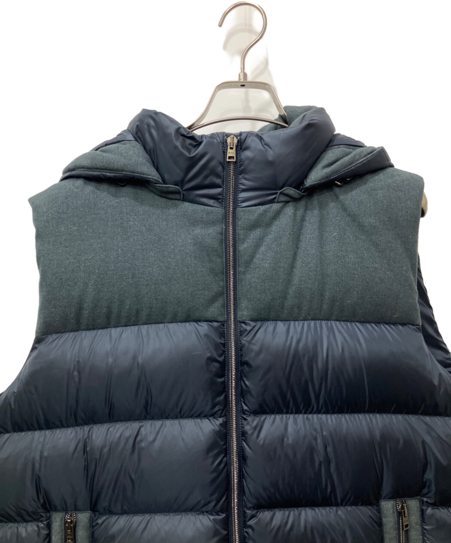 中古・古着通販】HERNO (ヘルノ) ダウンベスト ネイビー サイズ:52