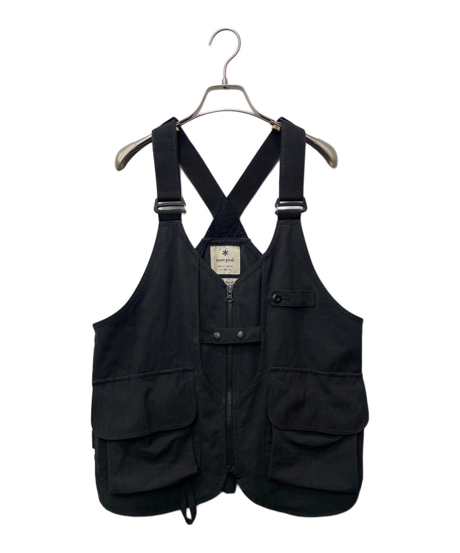 中古・古着通販】snow peak (スノーピーク) TAKIBI Vest ブラック