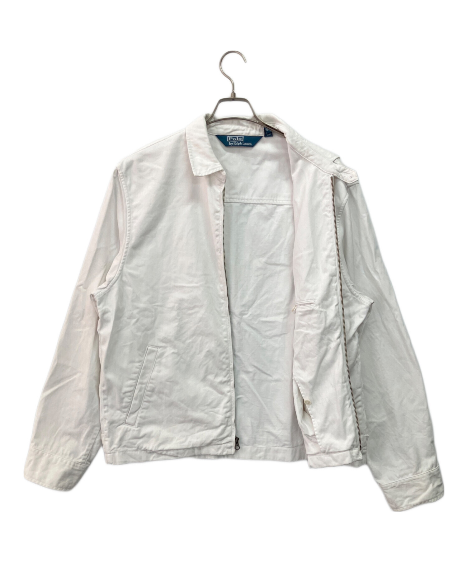 Polo Ralph Lauren ラルフローレン スイングトップ ホワイト 中古・古着通販】POLO RALPH LAUREN (ポロ・ラルフローレン) スイング