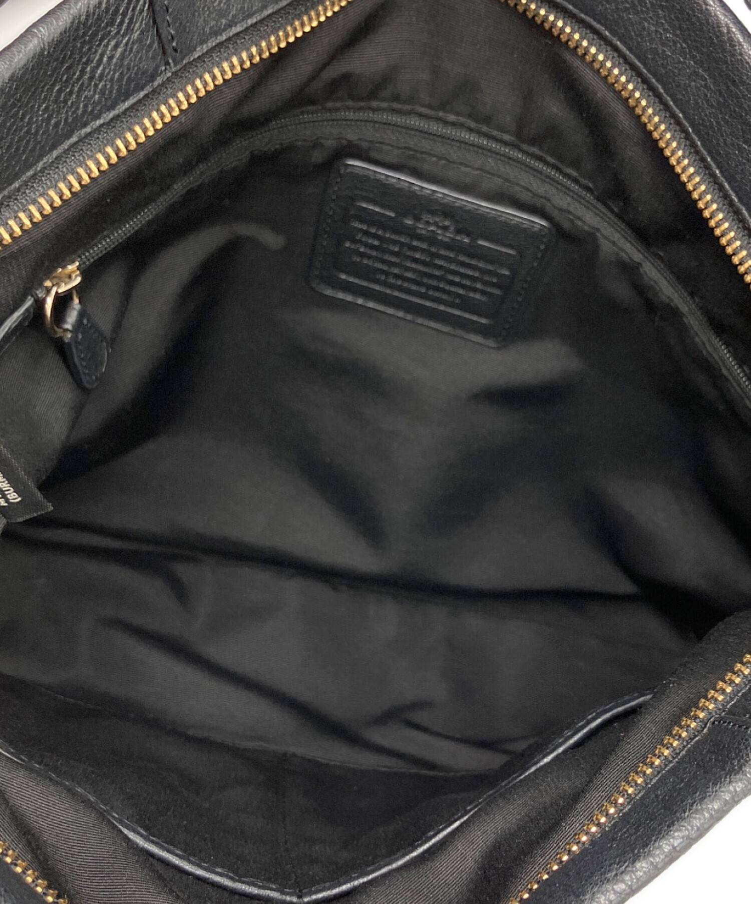 中古・古着通販】COACH (コーチ) 2WAYバッグ ブラック｜ブランド・古着