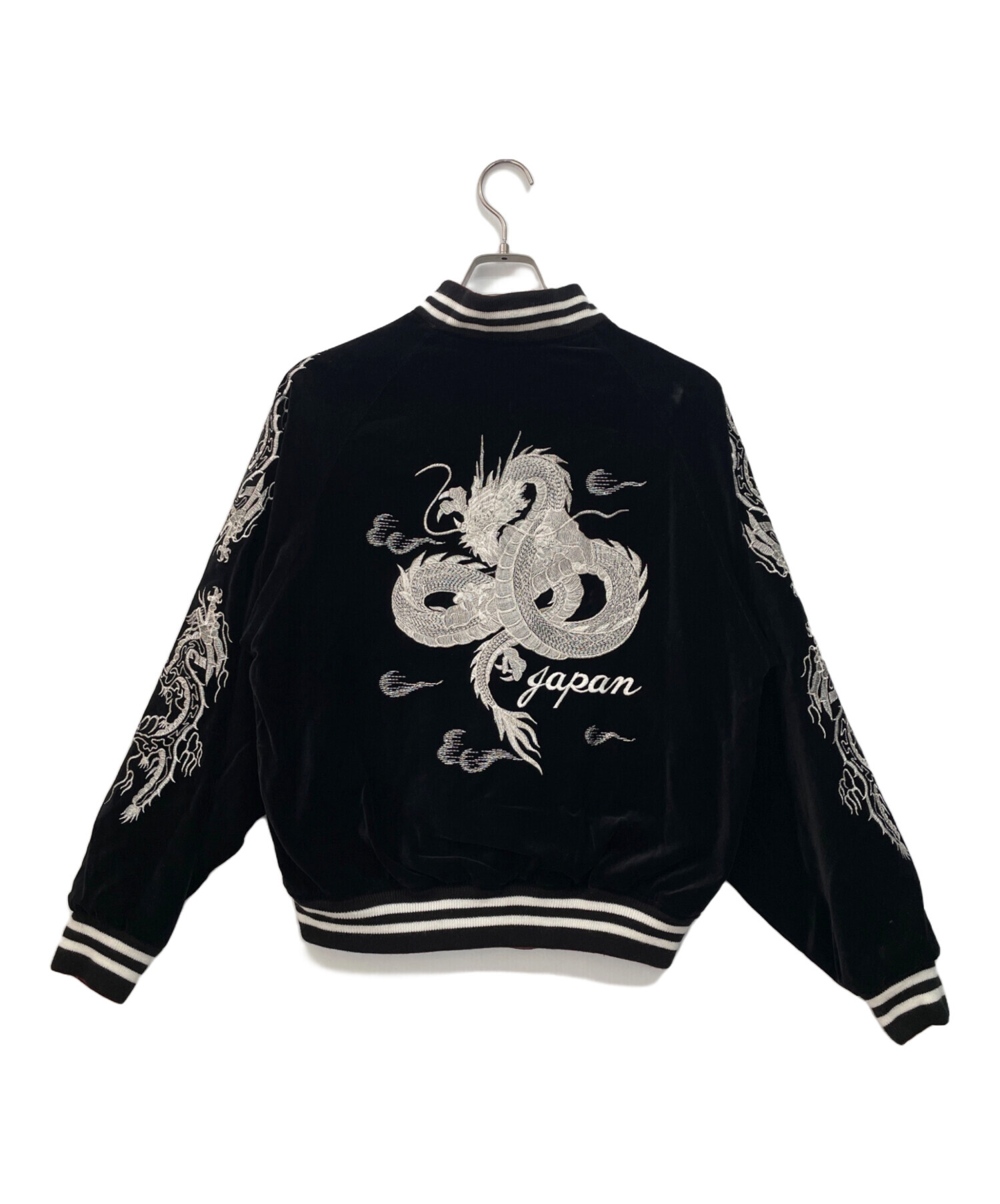 日本製 ２面用 hoshihime 限定スカジャン vintage unisex 中古・古着通販】hoshihime (ホシヒメ) スカジャン バーガンディー