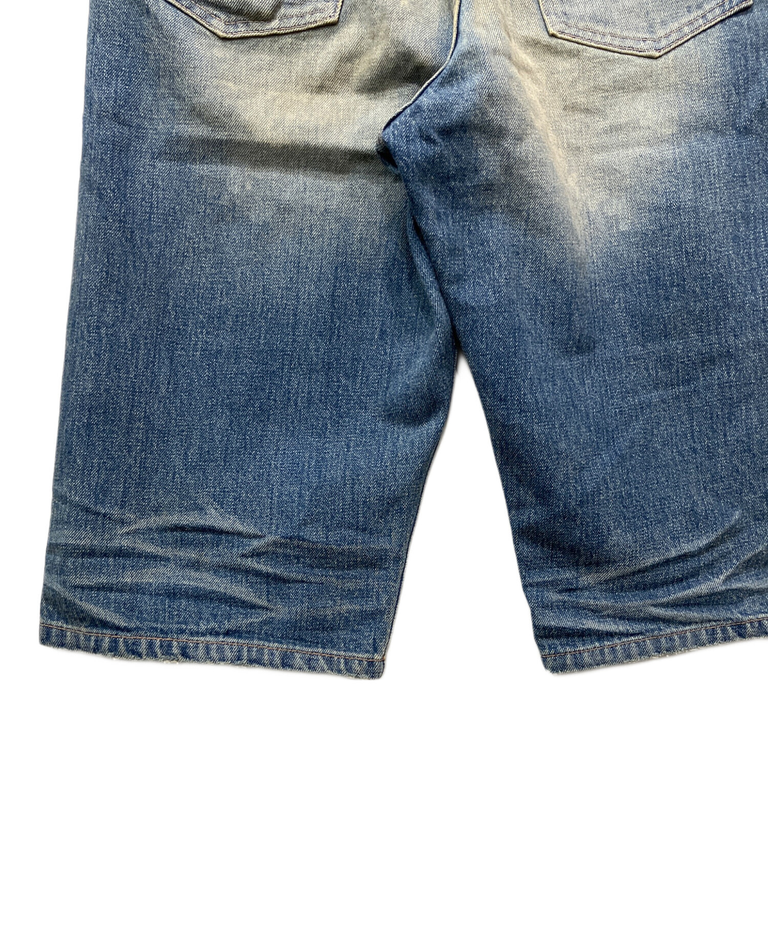 ISAMU KATAYAMA BACKLASH クラック加工 ハーフパンツ 中古・古着通販】ISAMU KATAYAMA BACKLASH (イサムカタヤマ・バック