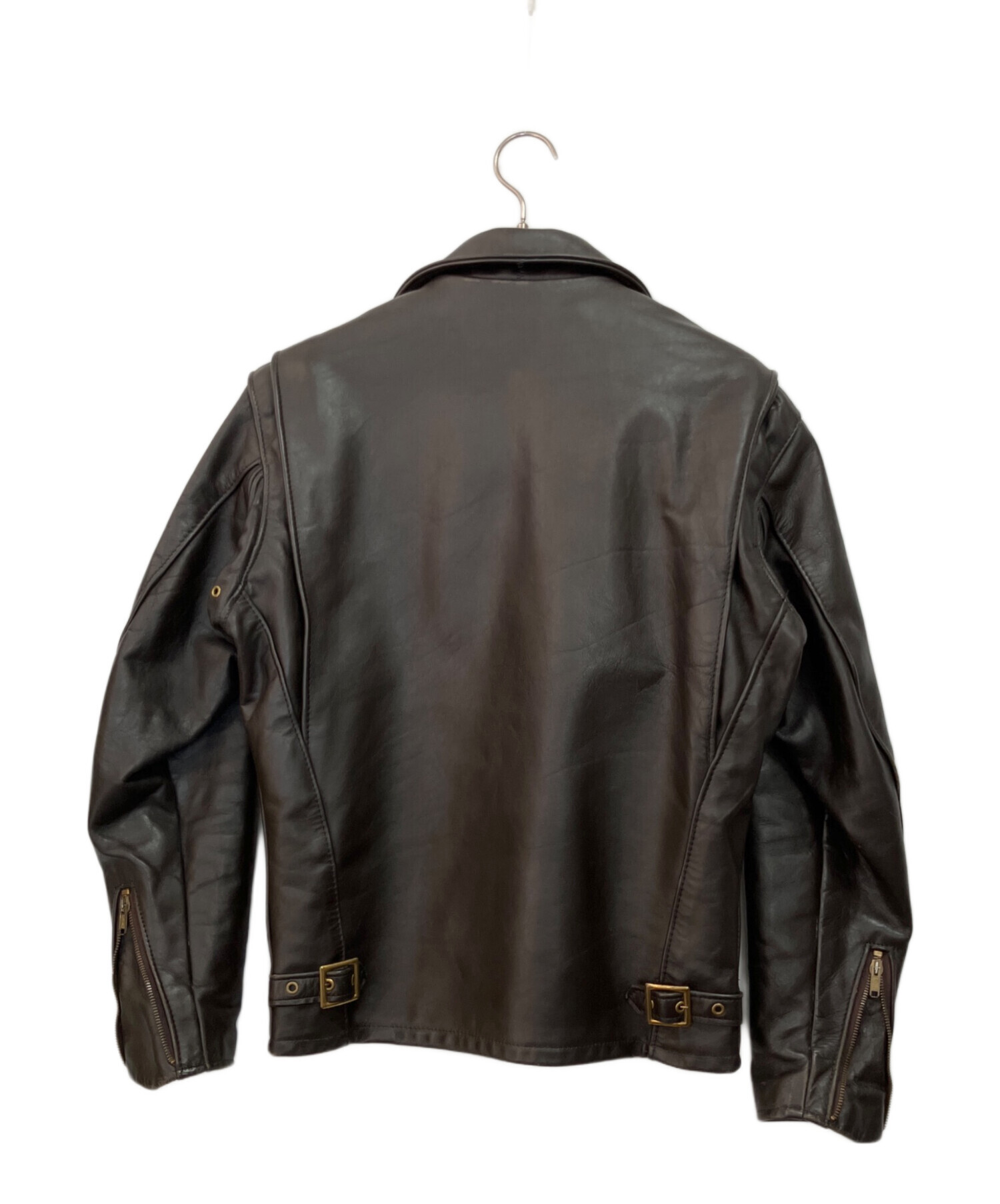 中古・古着通販】Schott (ショット) レザージャケット ブラウン サイズ
