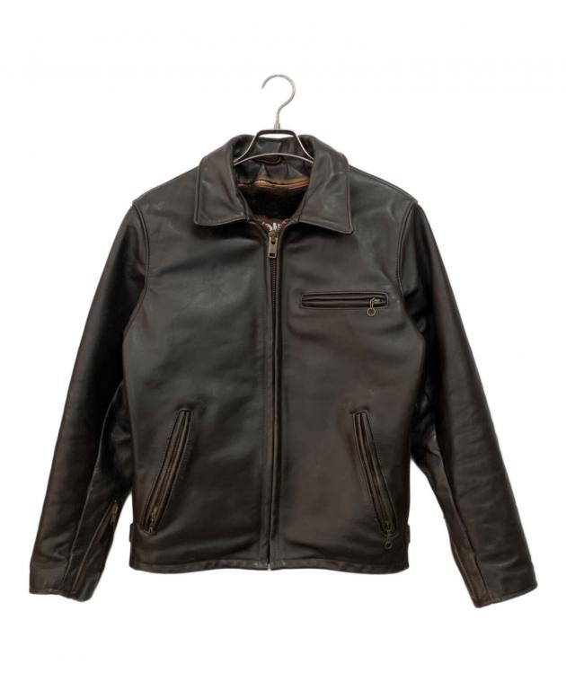 中古・古着通販】Schott (ショット) レザージャケット ブラウン サイズ