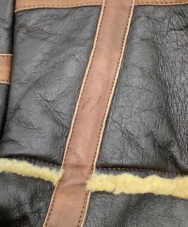 中古・古着通販】CHAPAL (シャパル) シープスキンボストンバッグ