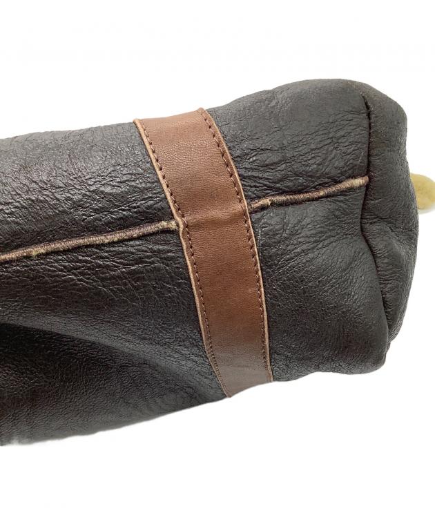 中古・古着通販】CHAPAL (シャパル) シープスキンボストンバッグ