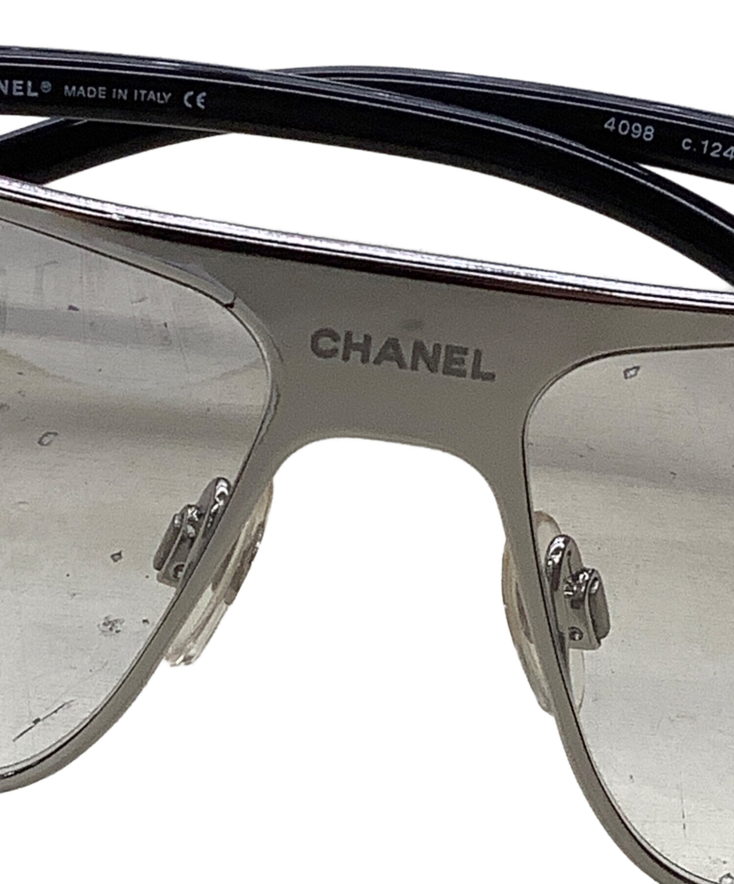 中古・古着通販】CHANEL (シャネル) サングラス ブラック サイズ:63