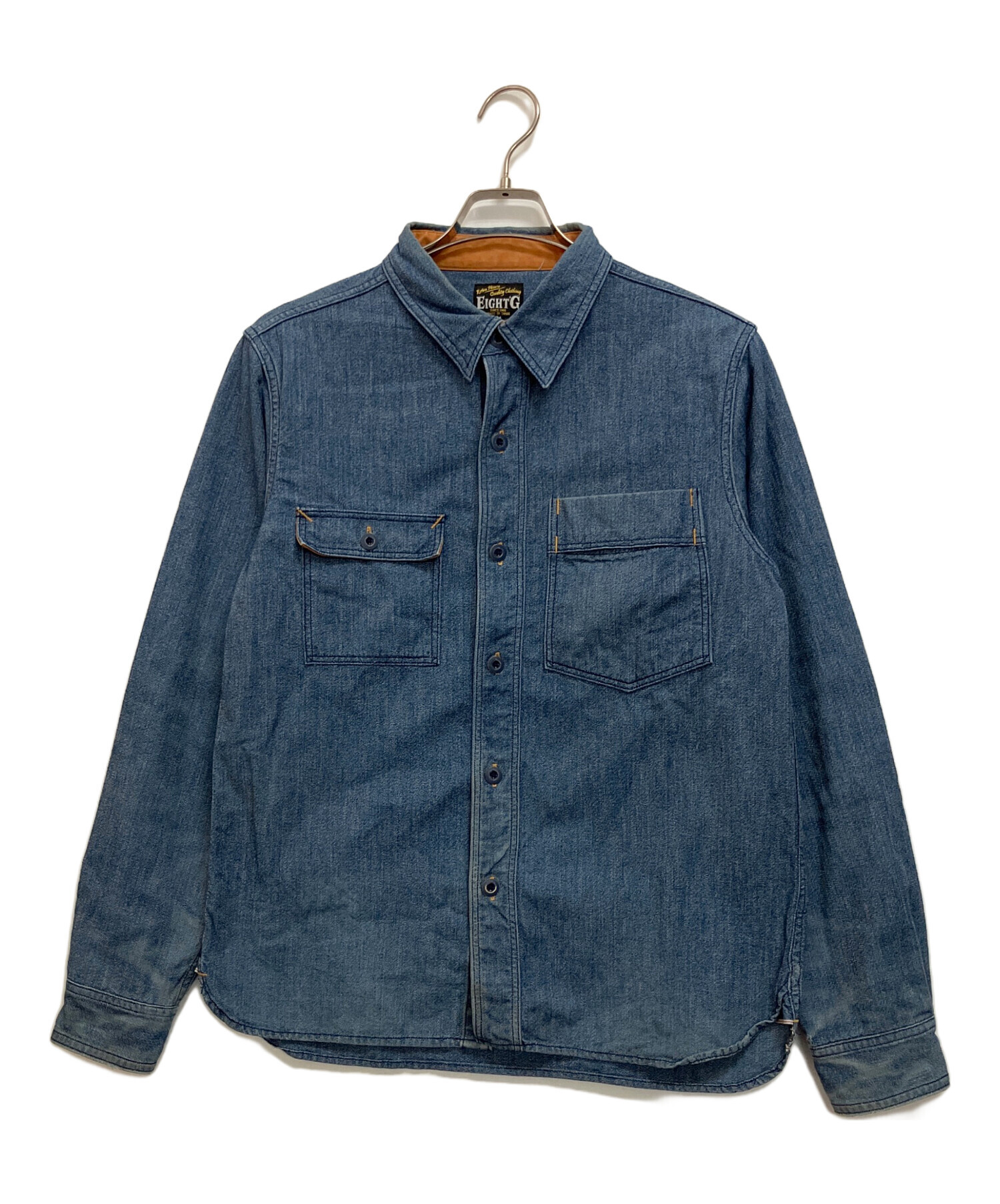 中古・古着通販】EIGHT G (エイトジー) 6oz COVERT CHAMBRAY FARMER