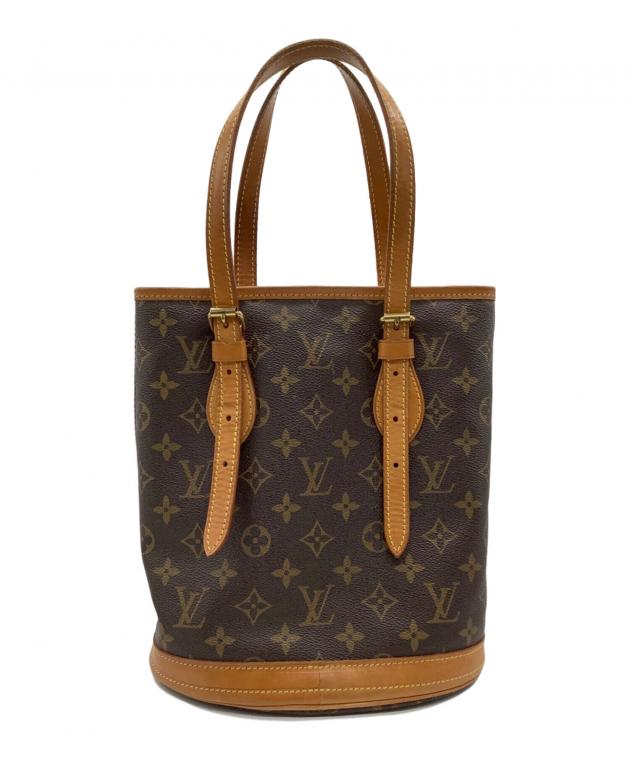 ルイヴィトン　モノグラム　ハンドバッグ　バケットPM 5066-297　ポーチ付 中古・古着通販】LOUIS VUITTON (ルイ ヴィトン) モノグラム バケット
