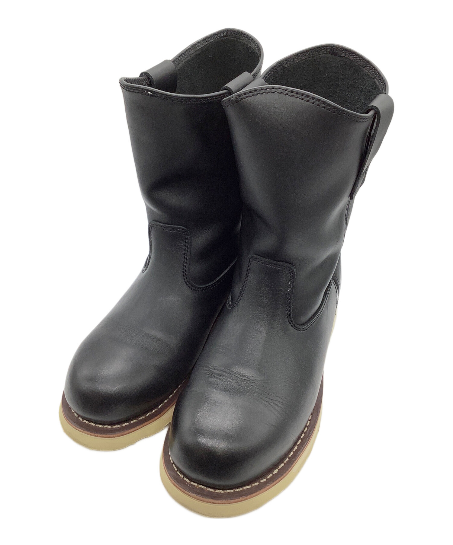 中古・古着通販】Schott (ショット) ウェリントンブーツ ブラック 