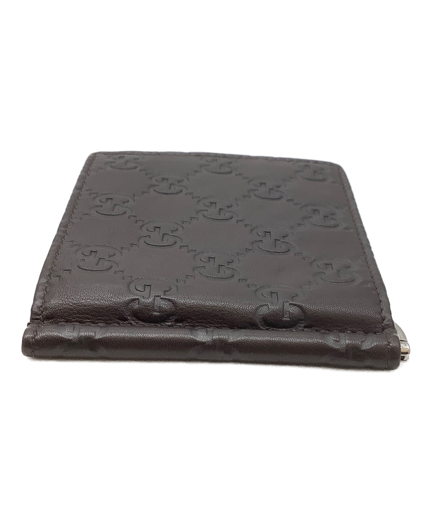 中古・古着通販】GUCCI (グッチ) マネークリップ ブラウン｜ブランド