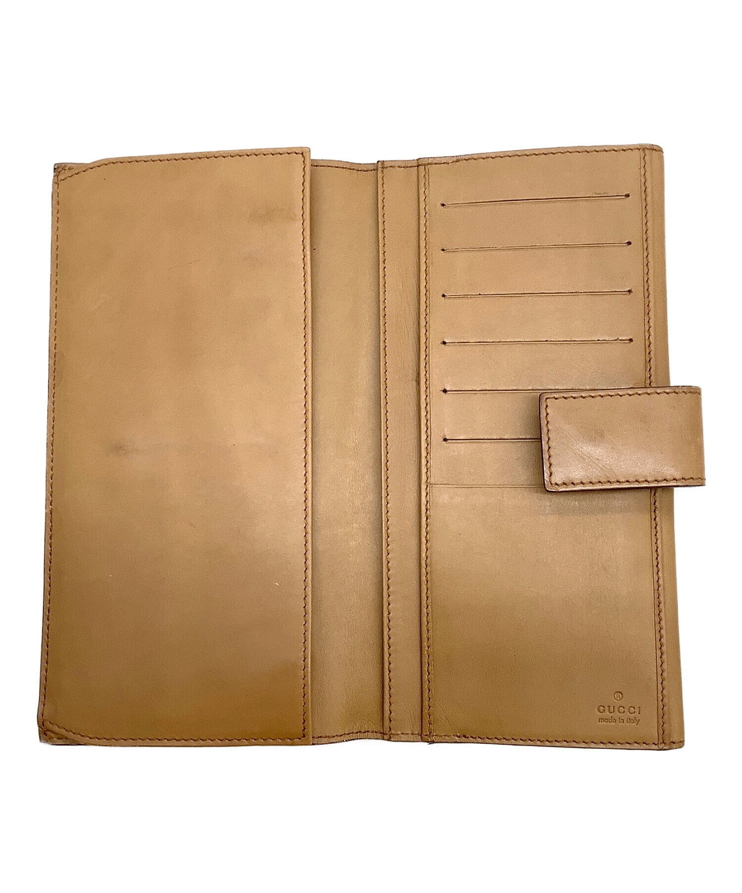 中古・古着通販】GUCCI (グッチ) 長財布 ブラウン｜ブランド・古着通販 