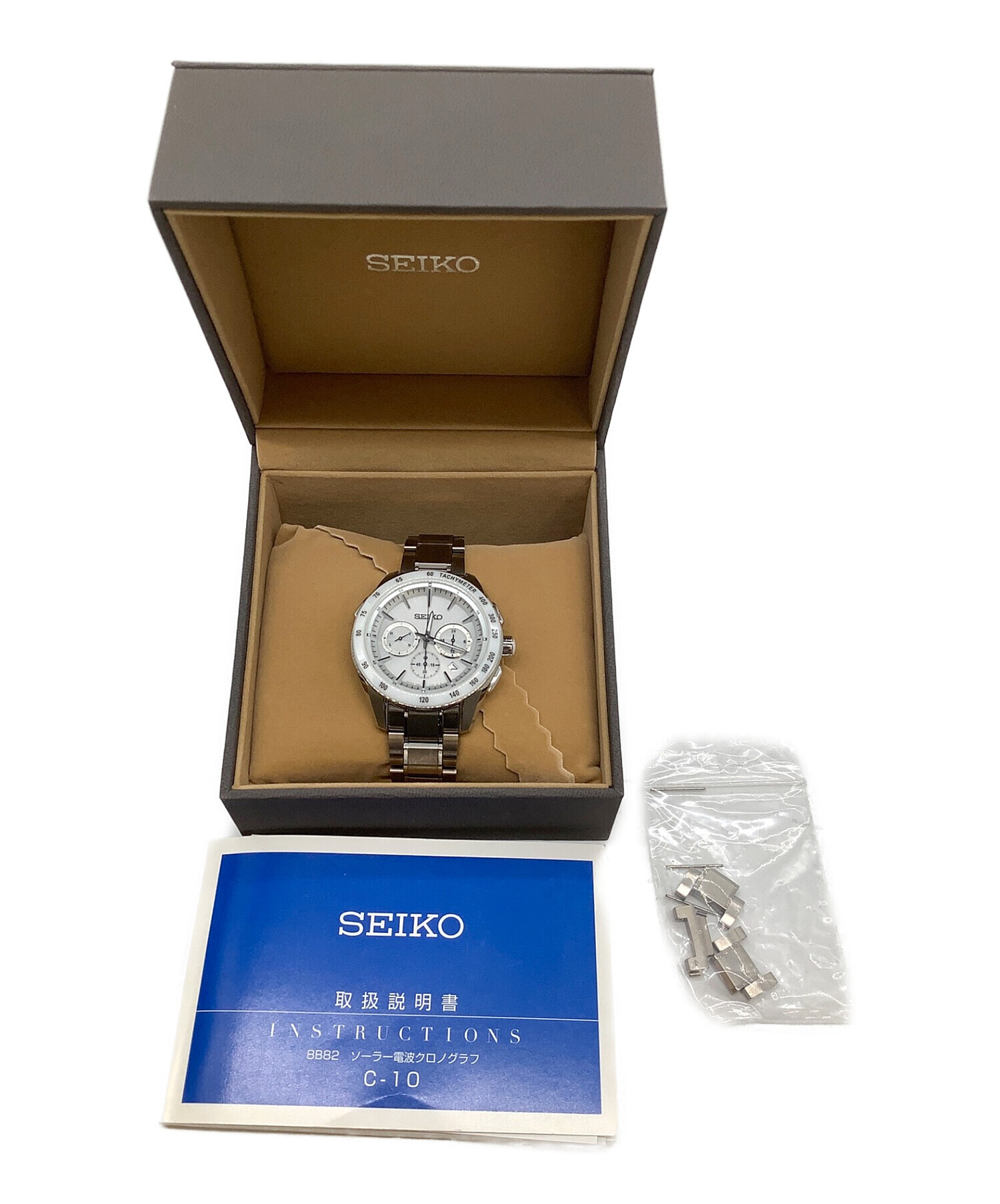 中古・古着通販】SEIKO (セイコー) 腕時計 ホワイト｜ブランド・古着