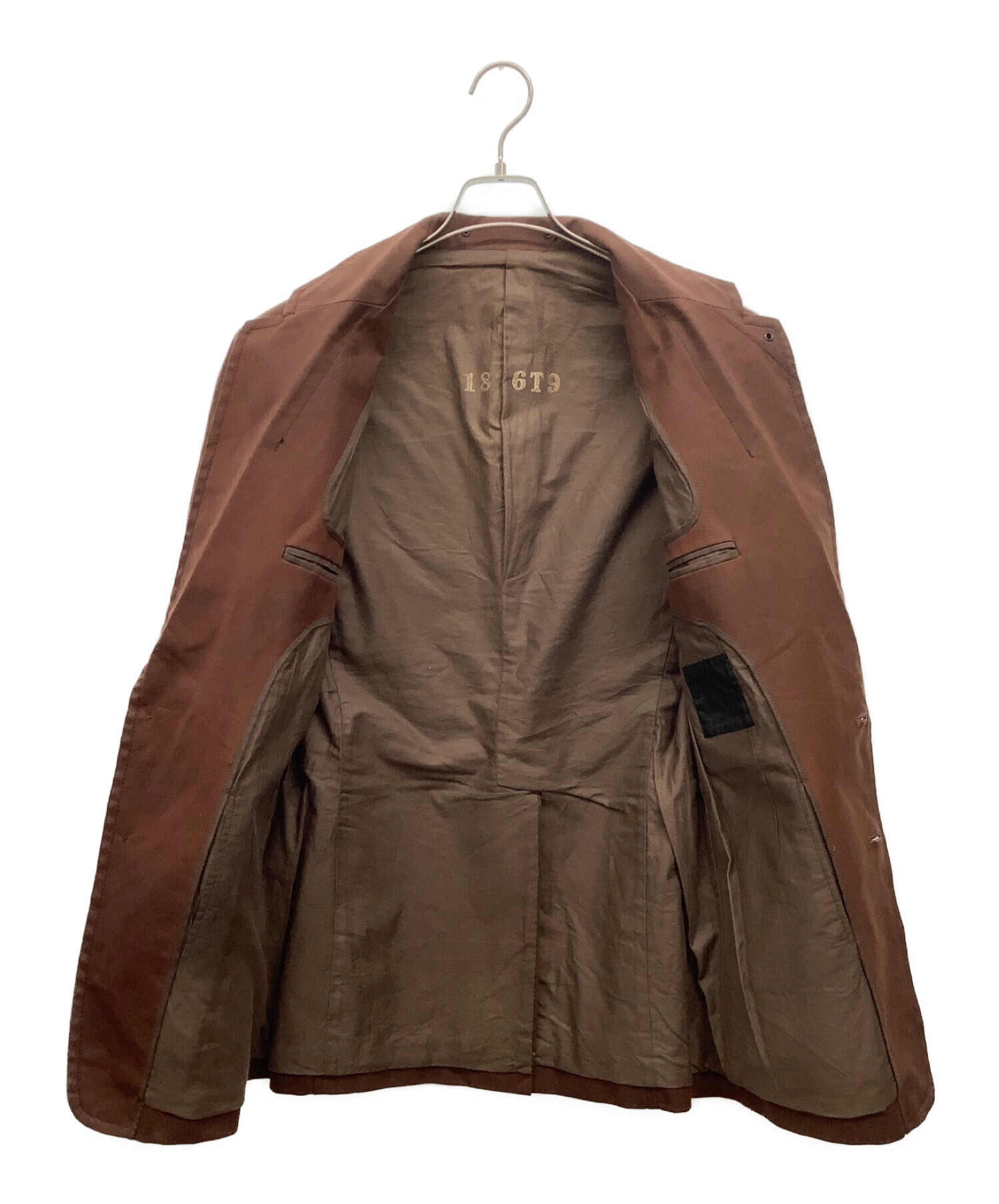 中古・古着通販】Y's (ワイズ) テーラードジャケット ブラウン サイズ