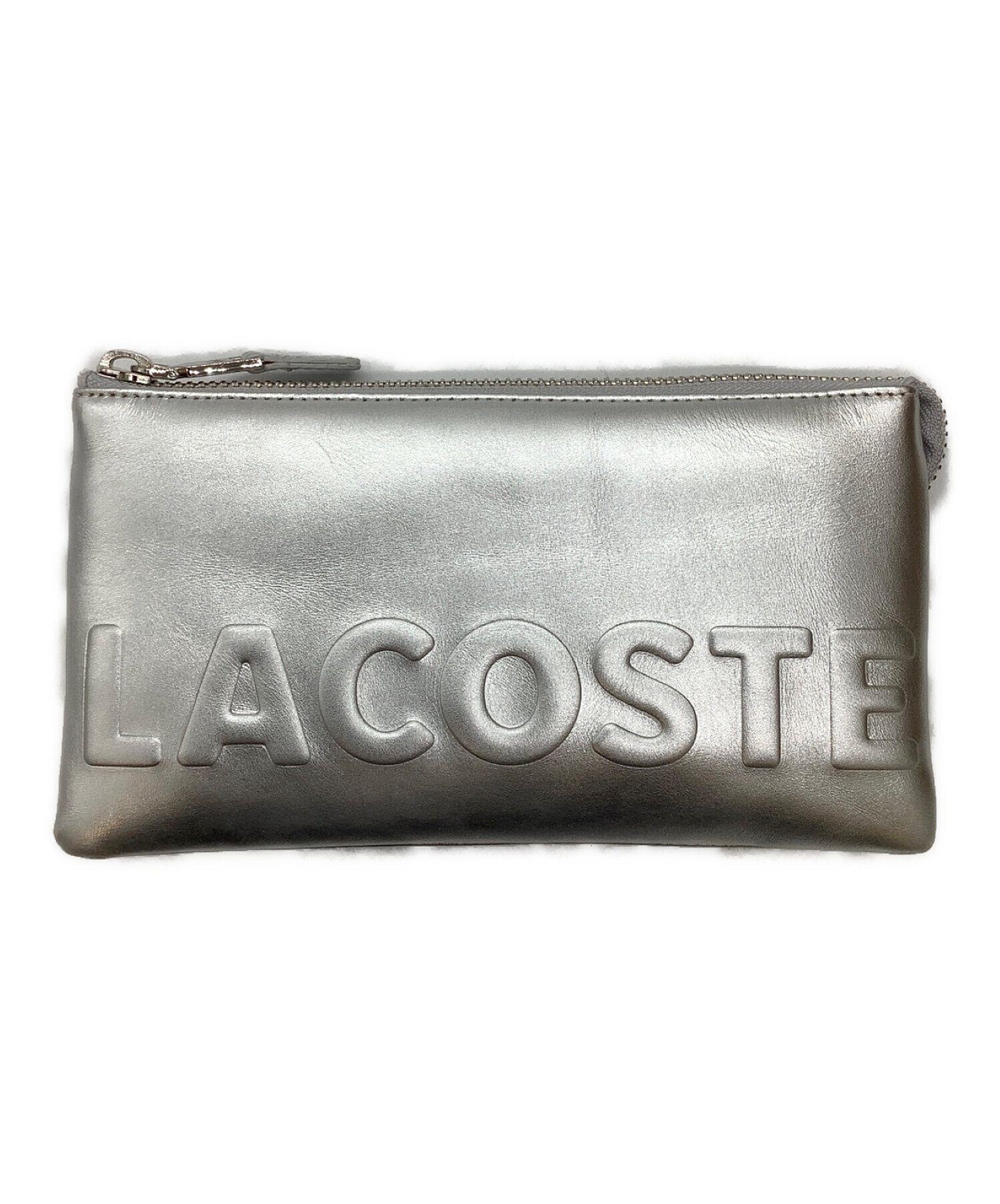 中古・古着通販】LACOSTE (ラコステ) ショルダーウォレット シルバー 