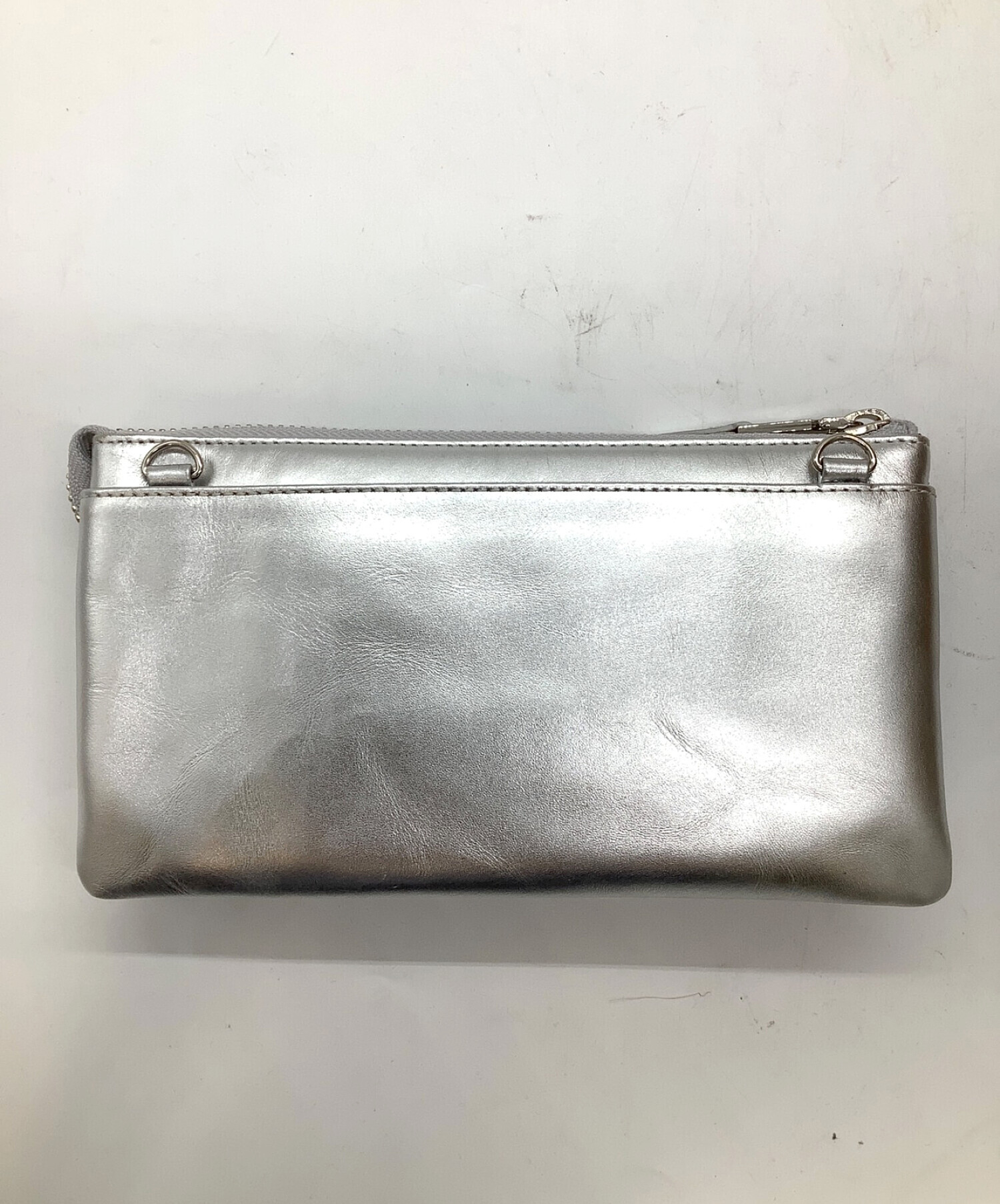中古・古着通販】LACOSTE (ラコステ) ショルダーウォレット シルバー 