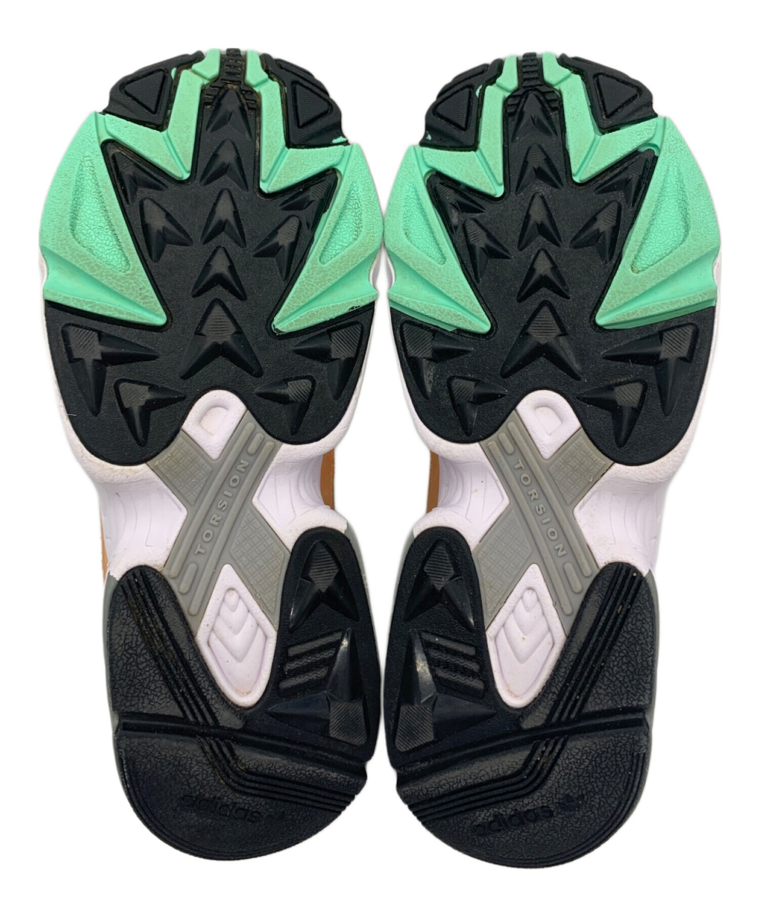 中古・古着通販】adidas (アディダス) スニーカー グレー×オレンジ