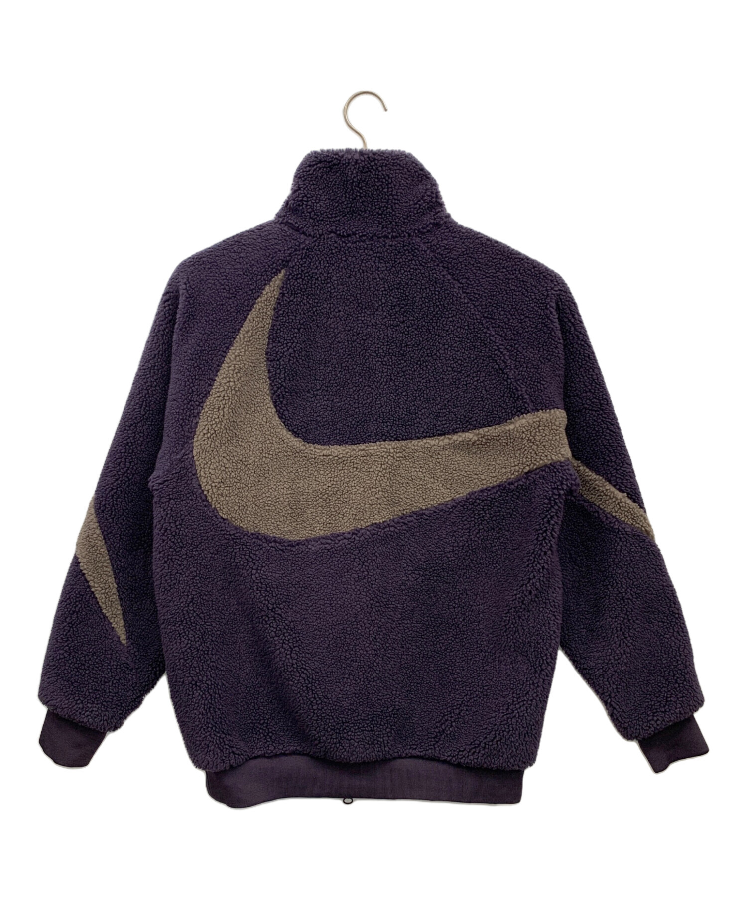 中古・古着通販】NIKE (ナイキ) リバーシブルボアブルゾン パープル 