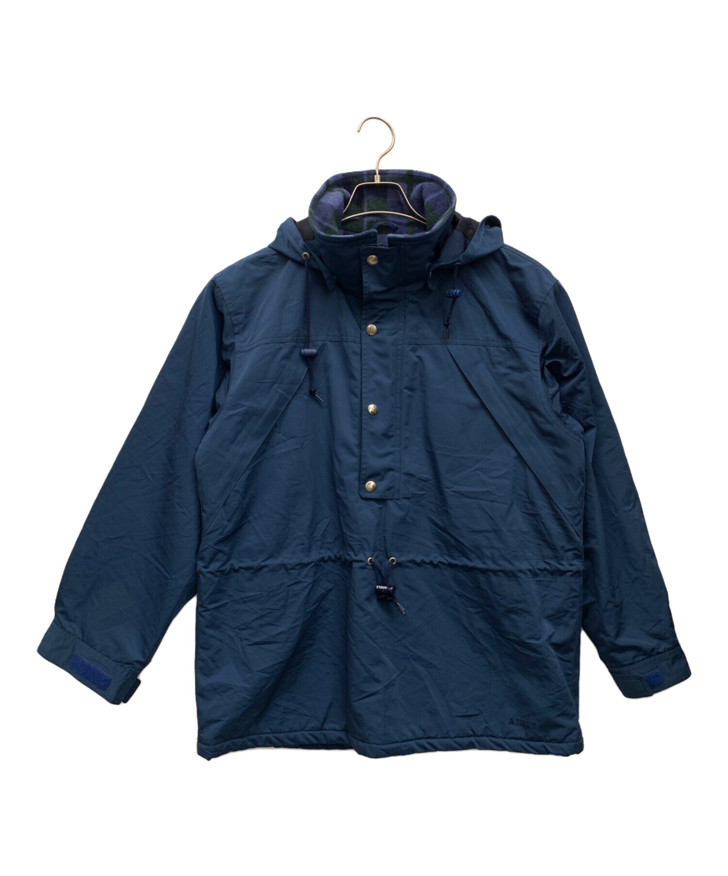 中古・古着通販】AIGLE (エーグル) アノラックパーカー ネイビー 