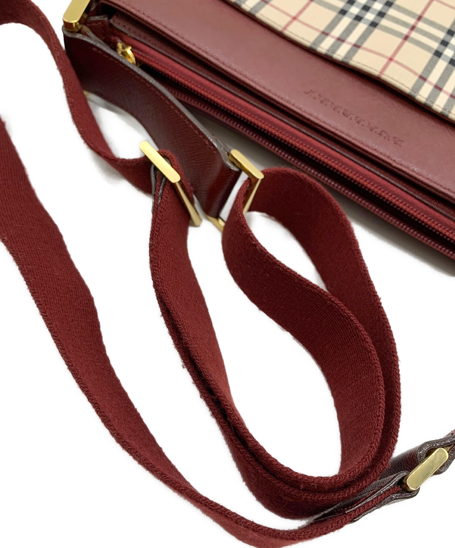 OLD Burberry ショルダーバッグ 中古・古着通販】BURBERRY (バーバリー) ショルダーバッグ ノバ