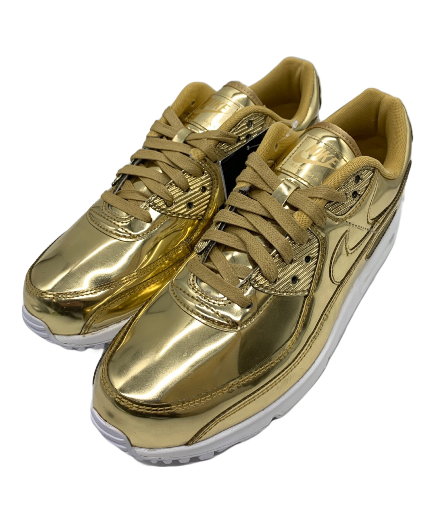 中古・古着通販】NIKE (ナイキ) スニーカー ゴールド サイズ:28．5 
