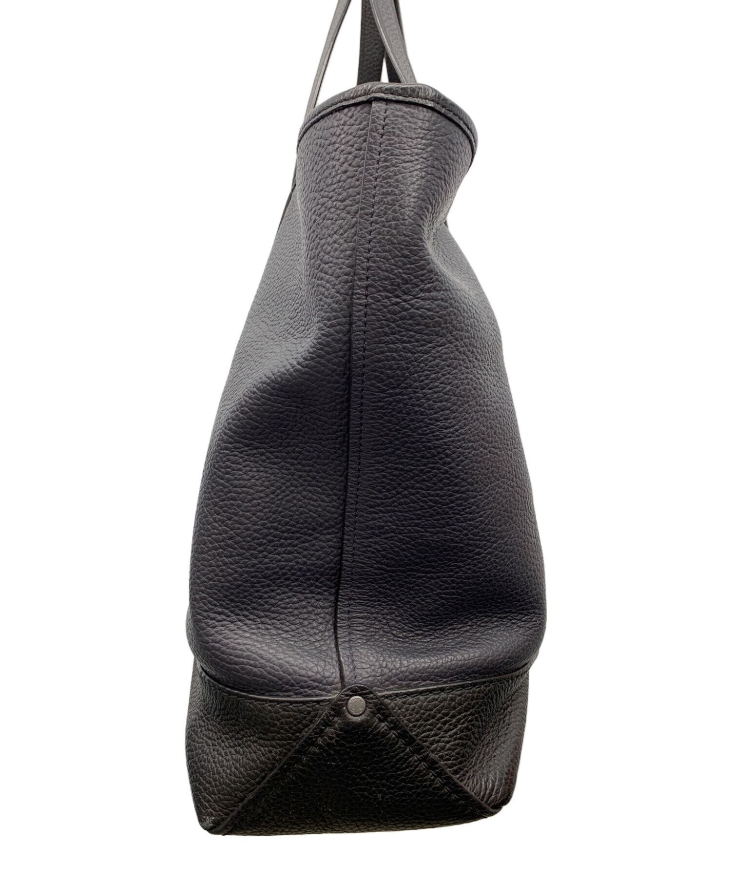 中古・古着通販】COACH (コーチ) レザートートバッグ ブラック