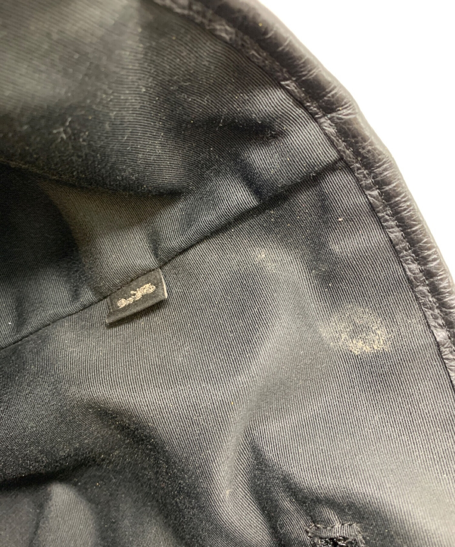 中古・古着通販】COACH (コーチ) レザートートバッグ ブラック