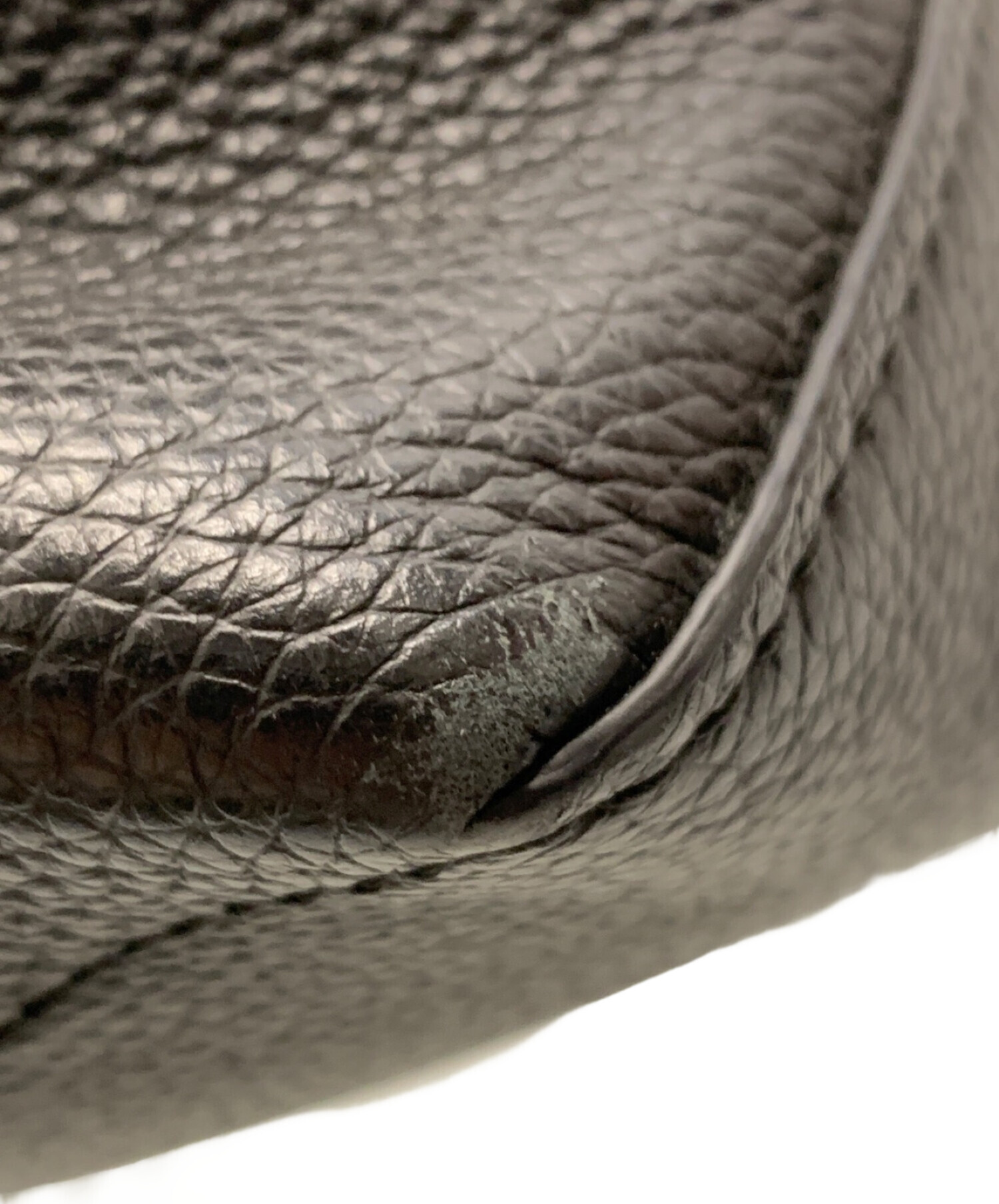 中古・古着通販】COACH (コーチ) レザートートバッグ ブラック