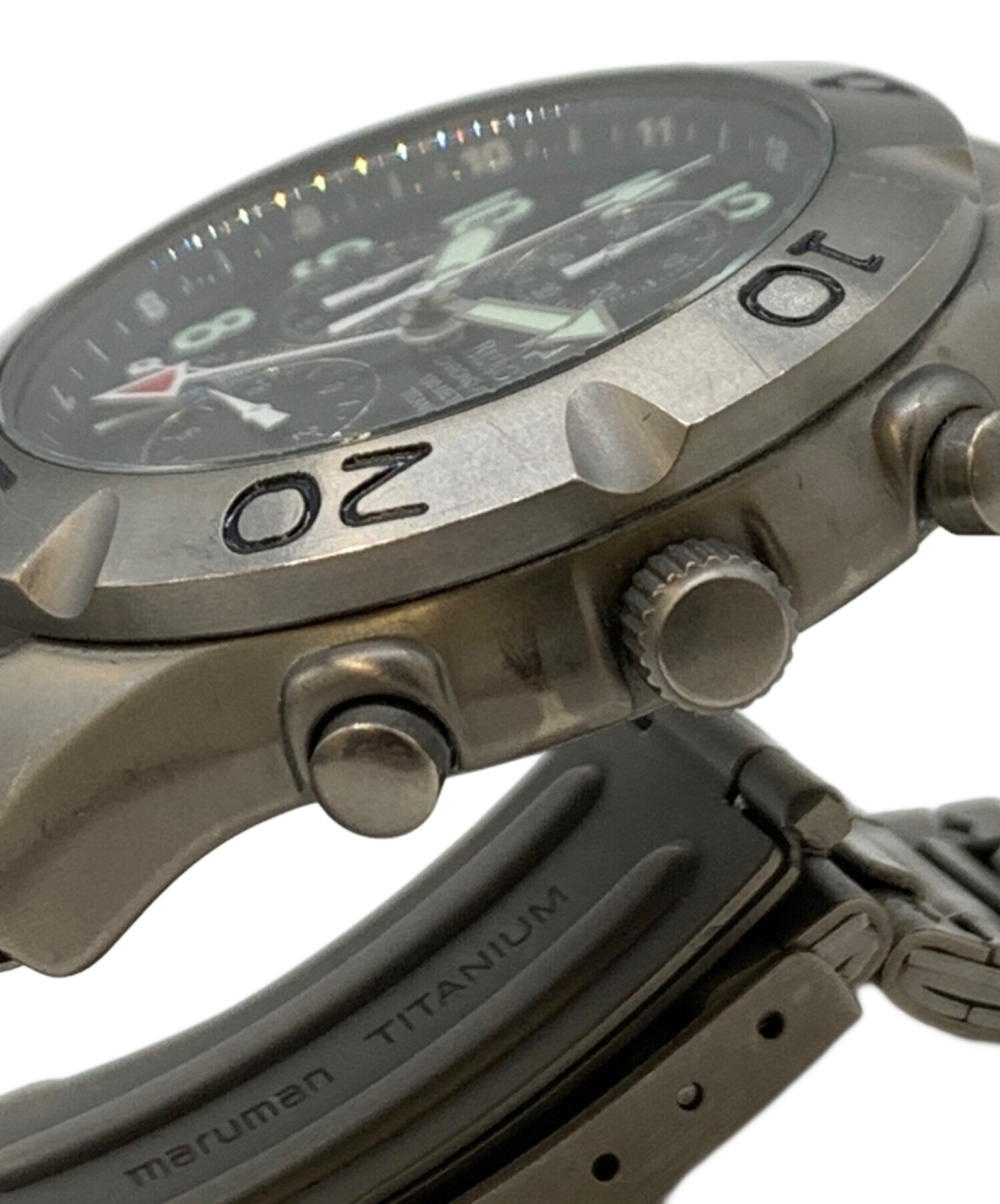 希少品　BULOVA ブローバ 93661 クォーツ アナログ 腕時計 チタン 中古・古着通販】BULOVA (ブローバ) 腕時計｜ブランド・古着通販