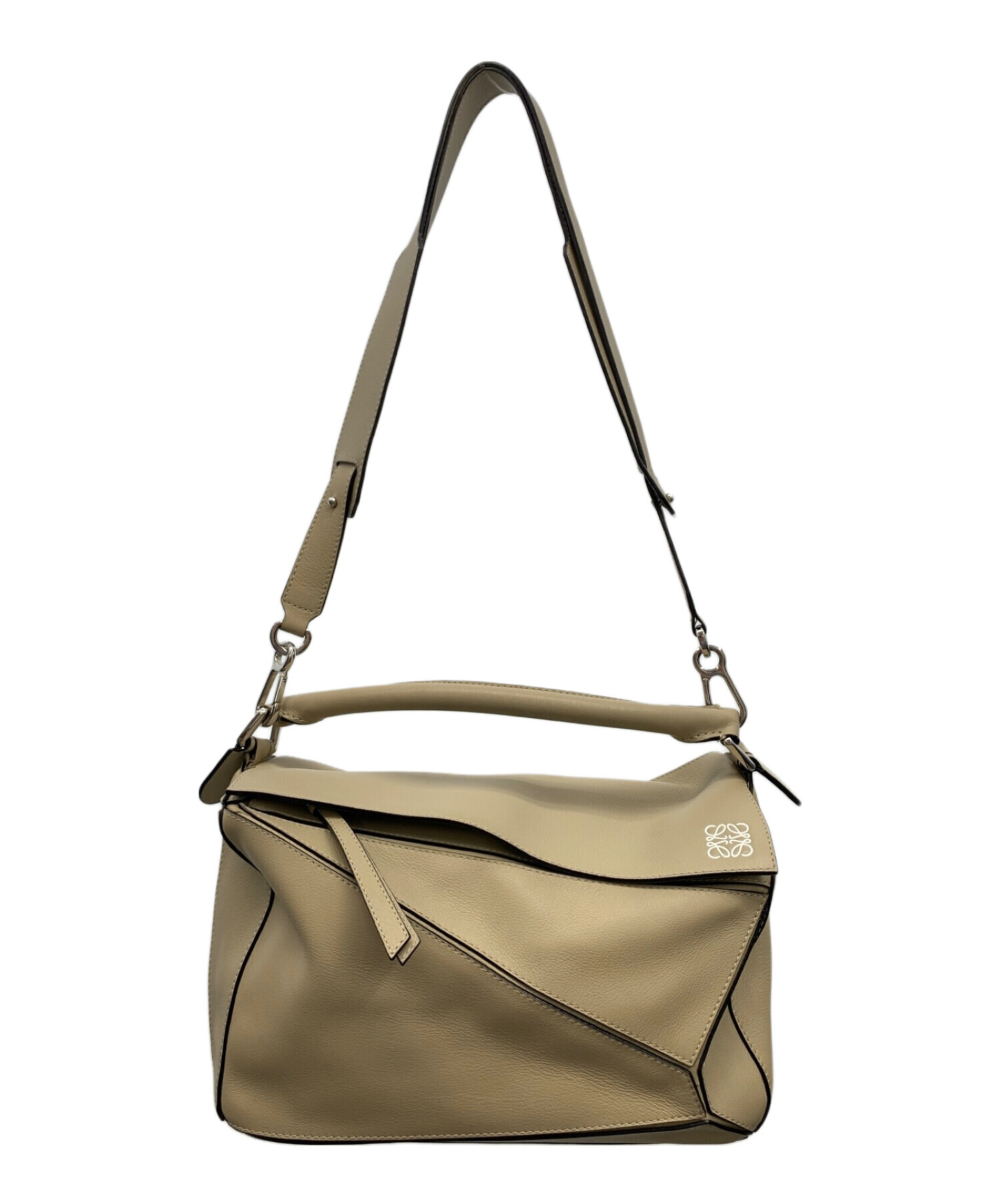中古・古着通販】LOEWE (ロエベ) 2WAYショルダーバッグ ベージュ